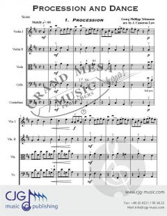 Procession and Dance von Georg Philipp Telemann 