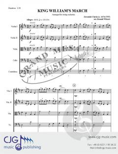 King William's March von Jeremiah Clarke 