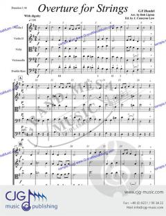 Overture for Strings von Georg Friedrich Händel 