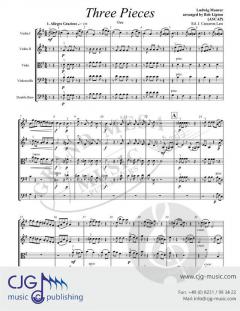 Three Pieces von Ludwig Wilhelm Maurer 
