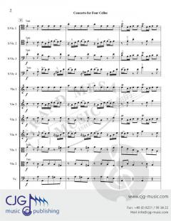 Concerto for Four Cellos von Antonio Vivaldi 