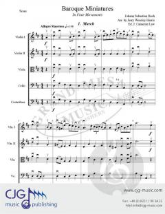 Baroque Miniatures von Johann Sebastian Bach 