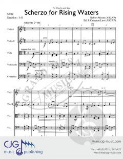 Scherzo for Rising Waters von Robert Moore 