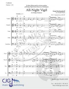 All Night Vigil von Sergei Rachmaninow 