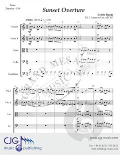 Sunset Overture von Lorrie Baum 