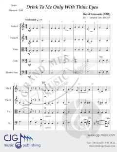 Drink to Me Only with Thine Eyes 