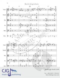 Blues for String Orchestra von David Bobrowitz 