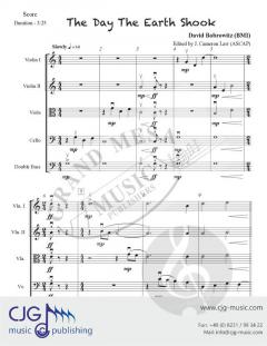 The Day the Earth Shook von David Bobrowitz 