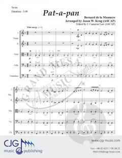 Pat-a-pan von Bernard de la Mannoye 