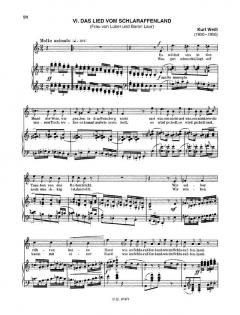 6 Stücke aus 'Der Silbersee' von Kurt Weill 