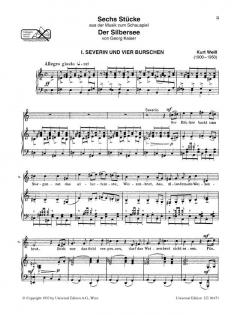 6 Stücke aus 'Der Silbersee' von Kurt Weill 