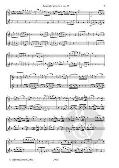 Duo Nr. 2 C-Dur op. 23 von Georg Abraham Schneider 