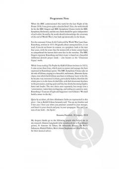 Songs of Darkness, Dreams of Light von Roxanna Panufnik 