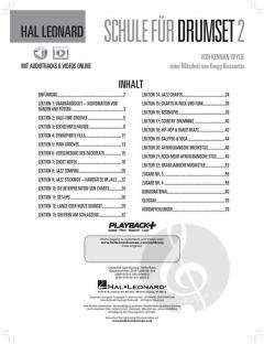 Hal Leonard Schule für Drumset 2 