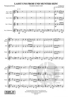 Lasst Uns Froh Und Munter Sein! 