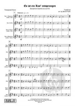 Es Ist Ein Ros Entsprungen 