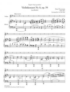 Violinkonzert Nr. 8 op. 59 h-Moll von Henri Vieuxtemps im Alle Noten Shop kaufen