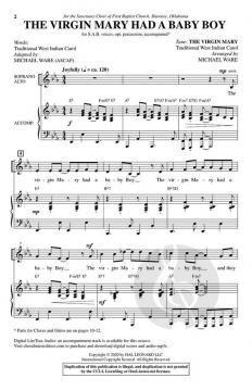 The Virgin Mary Had a Baby Boy 