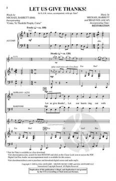Let Us Give Thanks! von Michael Barrett 