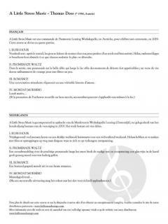 A Little Stress Music von Thomas Doss 