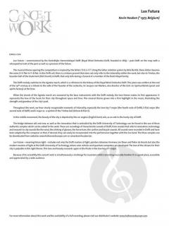 Lux Futura von Kevin Houben 