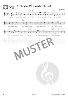 Merry Christmas für B-Instrumente - mit QR-Codes 