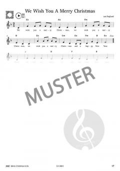 Merry Christmas für B-Instrumente - mit QR-Codes 