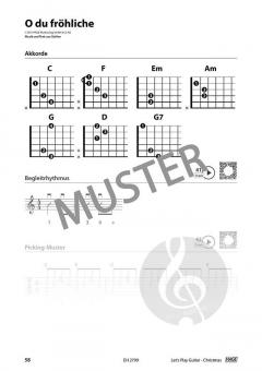 Let's Play Guitar Christmas - mit QR-Codes 
