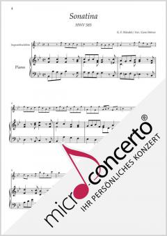 Micro-Concerto Band 1 für Sopranblockflöte (Download) (Download) im Alle Noten Shop kaufen