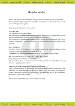 Alle Jahre wieder - Trompete im Alle Noten Shop kaufen