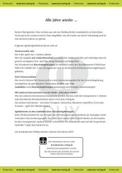 Alle Jahre wieder - Tenorsaxophon mit Audio- 