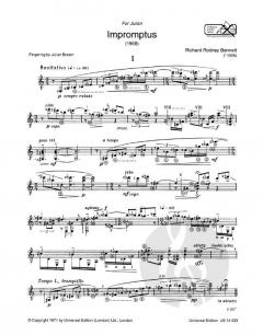 Impromptus von Richard Rodney Bennett 