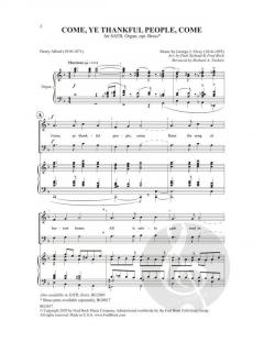 Come, Ye Thankful People, Come von Paul Sjolund (Download) 