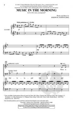 Music in the Morning von Joseph M. Martin 