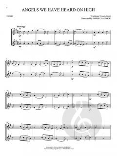 Christmas Carols for Violin Duet im Alle Noten Shop kaufen