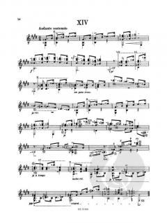 Sämtliche Präludien von Francisco Tarrega 