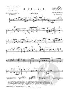 Suite d-Moll von Robert de Visée 