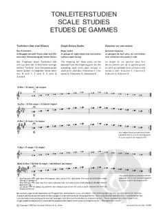 Tonleiterstudien von Karl Scheit 