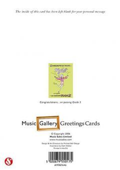 Music Gallery: Congratulations Card-Grade 5 (Girl) 