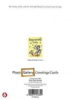 Music Gallery: Kids 2 Birthday Card 