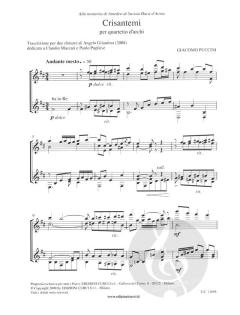 Crisantemi von Giacomo Puccini 