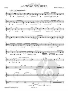 A Song Of Departure von Judith Weir 