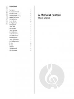 A Midwest Fanfare von Phillip Sparke 