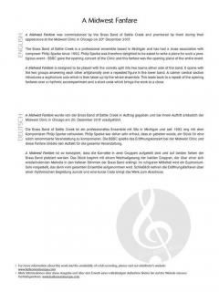 A Midwest Fanfare von Phillip Sparke 