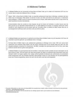 A Midwest Fanfare von Phillip Sparke 