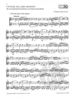 8 Stücke aus Don Giovanni von Wolfgang Amadeus Mozart 