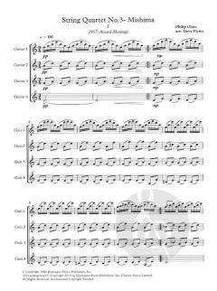 String Quartet No.3 Mishima von Philip Glass 