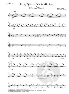 String Quartet No.3 Mishima von Philip Glass 