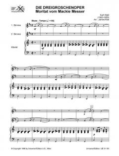 Die Dreigroschenoper von Kurt Weill 