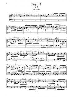 Das Wohltemperierte Klavier Teil 1 von Johann Sebastian Bach im Alle Noten Shop kaufen - UT50050